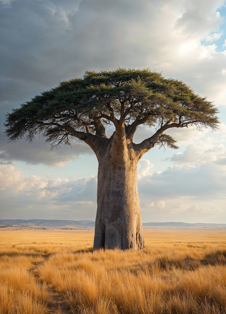 High Grown Trees Landscape